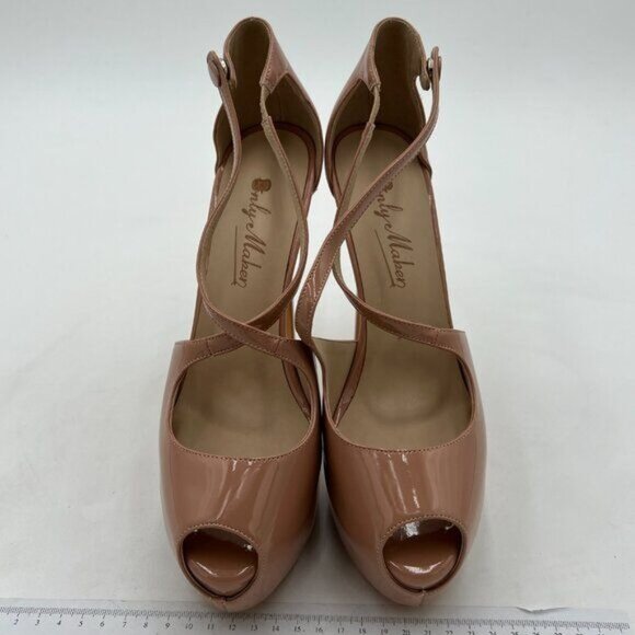 Women's Platform Stilettos Sandals with Cross Strap, Criss cross heels - Picture 3 of 8